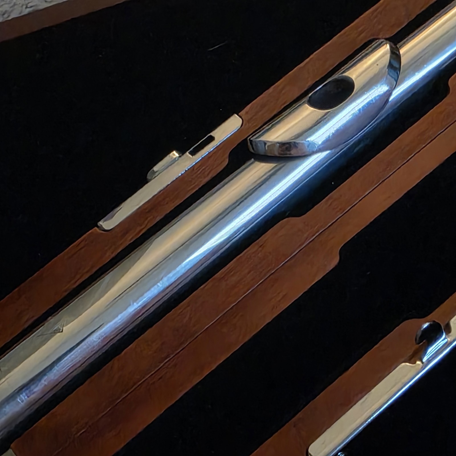 Chris McKenna Sterling Silver Flute Headjoint Engraved Lip .014 Thinwall