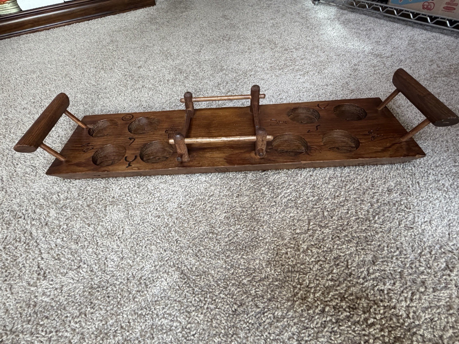 1950’s Vintage Blakely Oil & Gas ~ Arizona Cactus Frosted Glassware With Tray