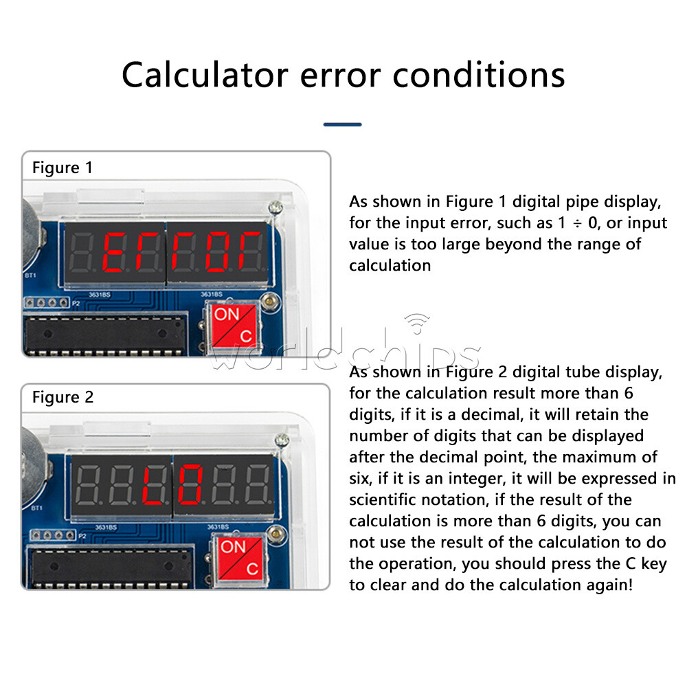 DIY Calculator Electronic Production Kit 51 Microcontroller Welding Exercise New