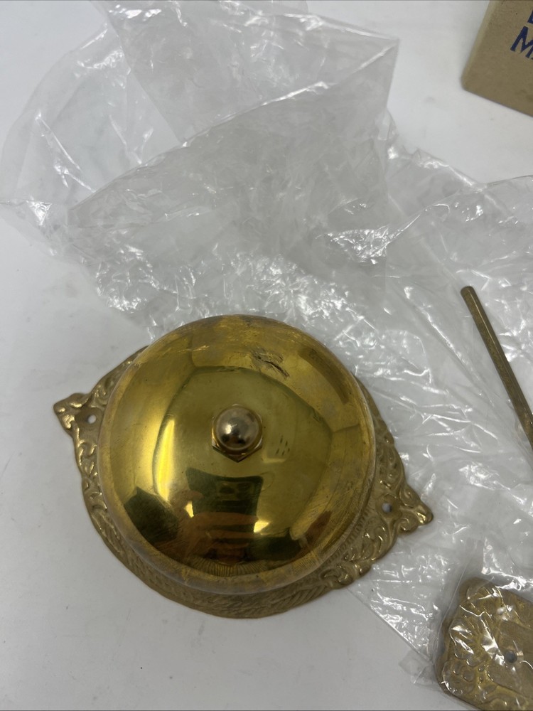 Solid Brass Vintage Mechanical Doorbell Ringer