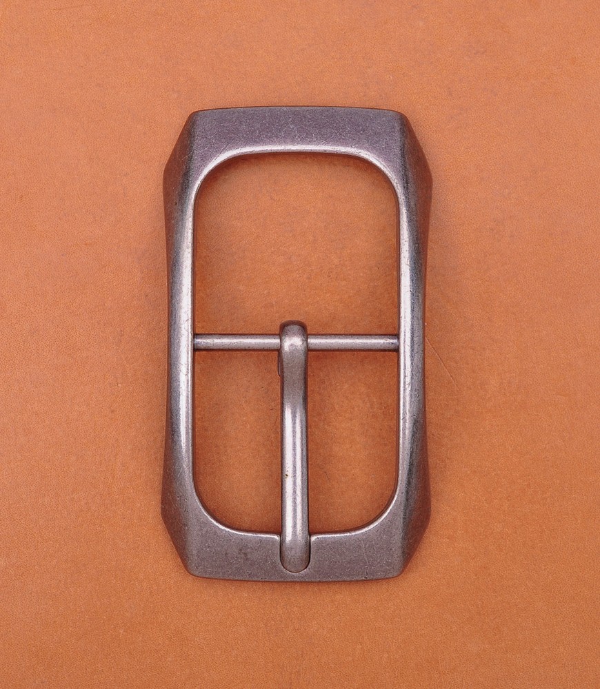 Arch Solid Rectangular Antique Silver Center Bar Pin Belt Buckle Fit 32mm Strap
