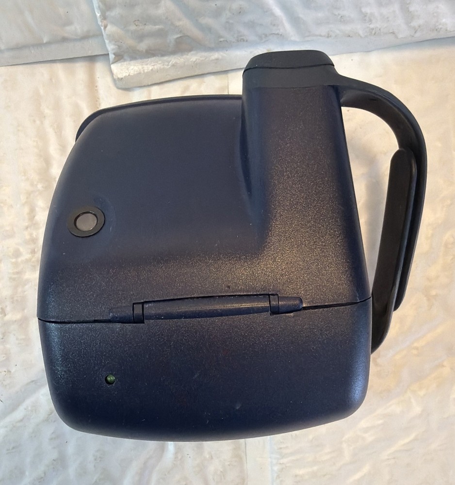 Polaroid 600 Instant Camera Flash Navy Blue Hand Strap - Tested