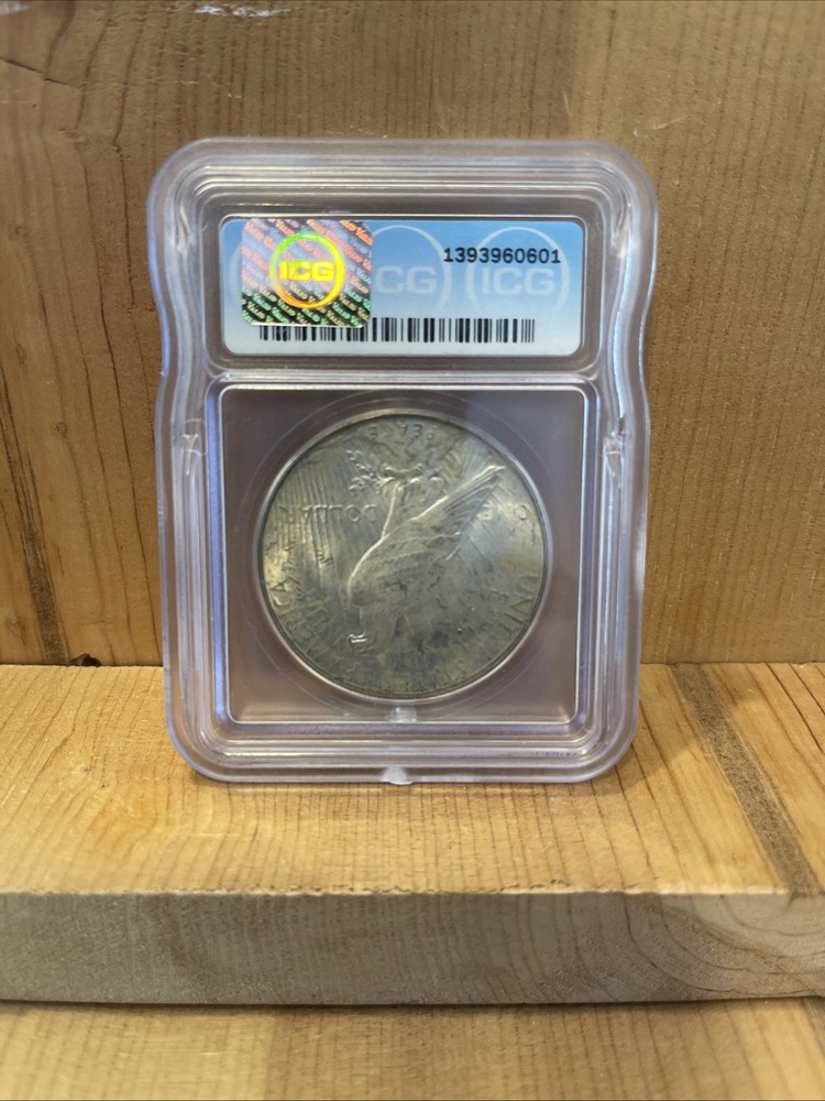 1925 Peace Silver Dollar MS65 ICG