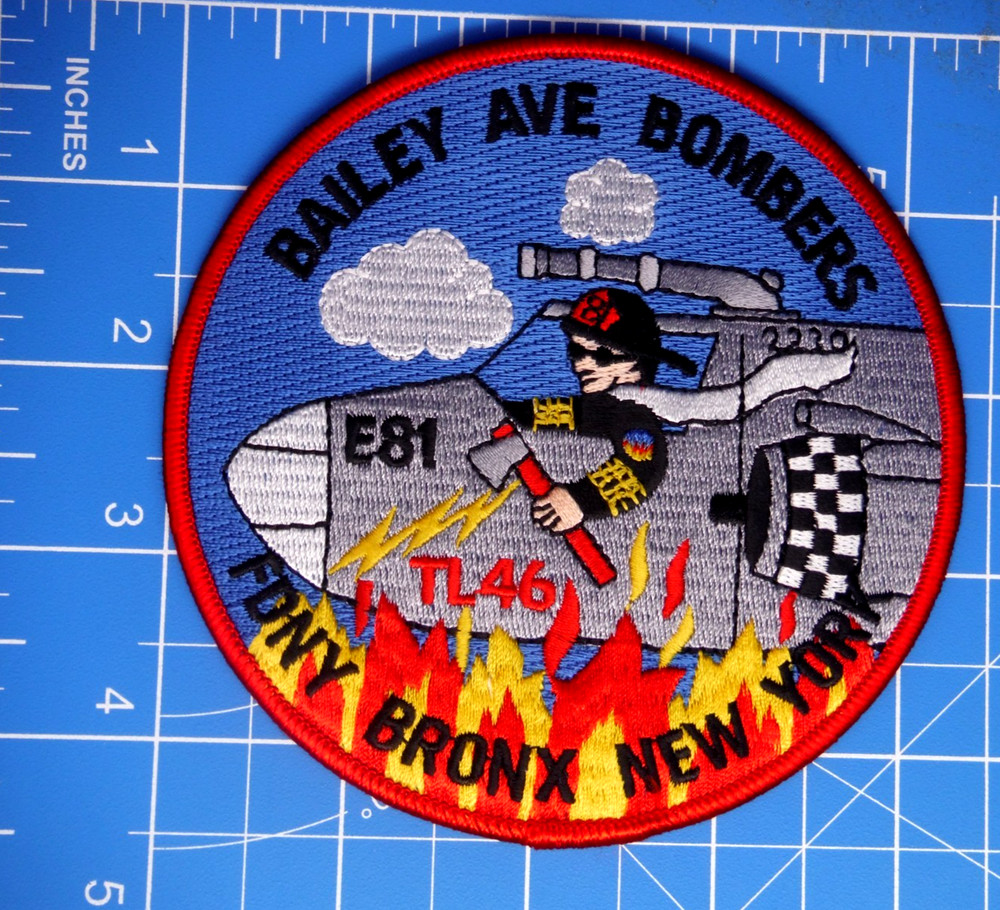 FDNY Engine 81 TL 46 Bailey Ave Bombers patch