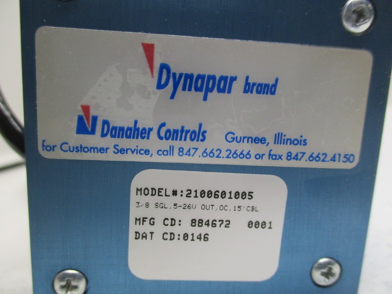 DYNAPAR 2100601005 ENCODER 3/8 SGL NSMP