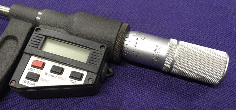 Starrett 733 3-4" Digital Electronic Outside Micrometer - Needs Battery