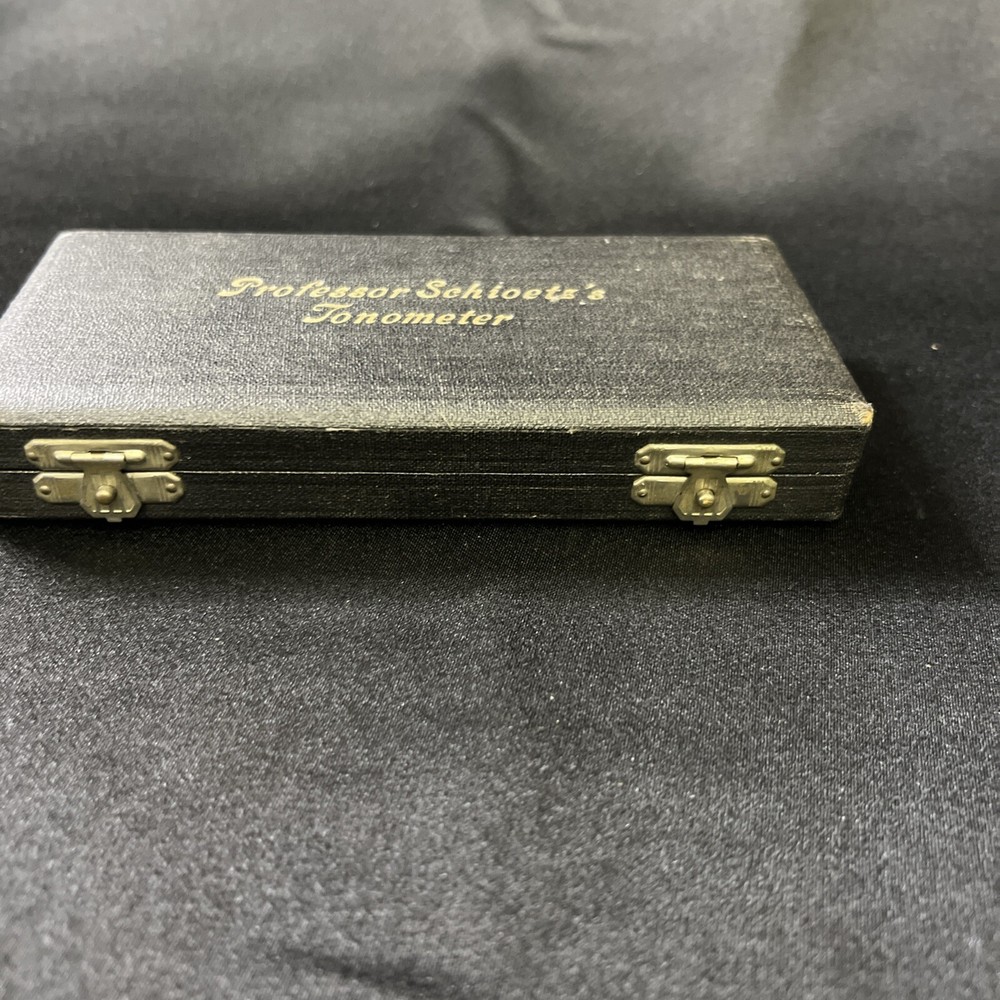 Vintage Professor Schioetz's Tonometer With Original Box
