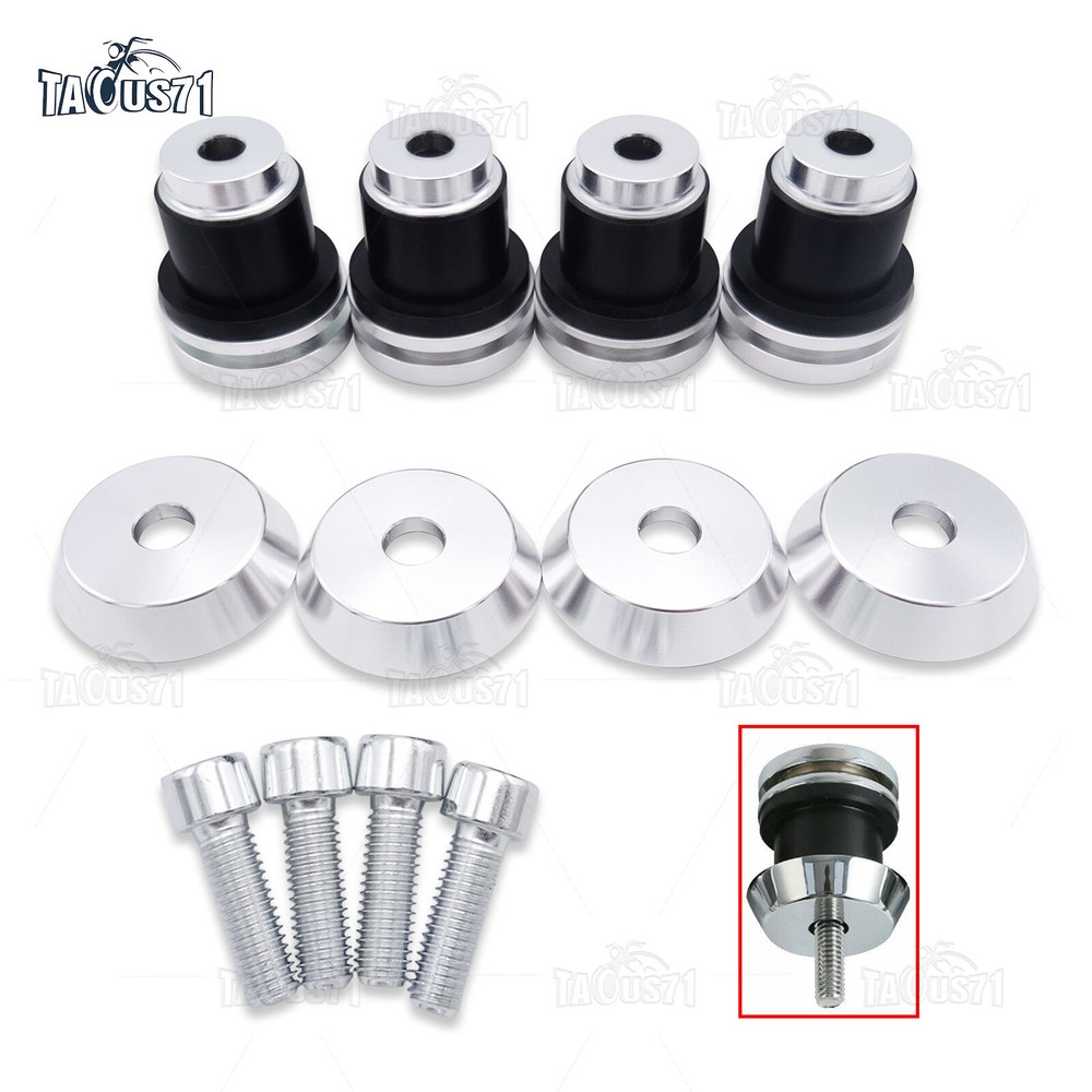 Quick Release Sissy Bar Backrest Mounting Spools Kit For Indian Scout 2015-2024