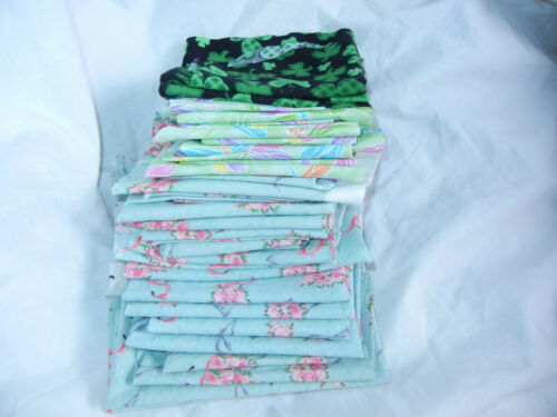 Miscellaneous Random Fabric Scraps Cotton prewashed Misc PATTERNS VARIOUS THEMES