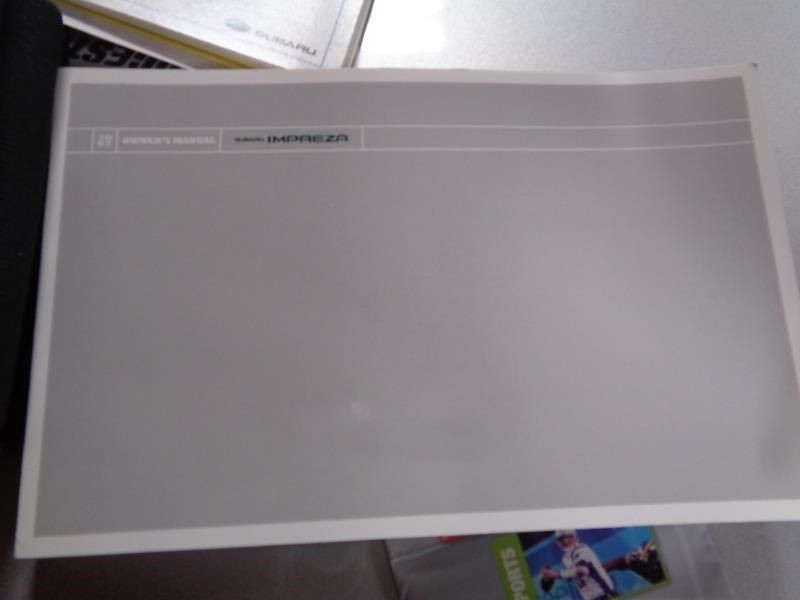 IMPREZA 2007 Owners Manual 1182399