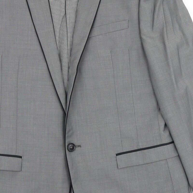 NEXT Mens Grey Wool Blend Blazer Size 40 Reg