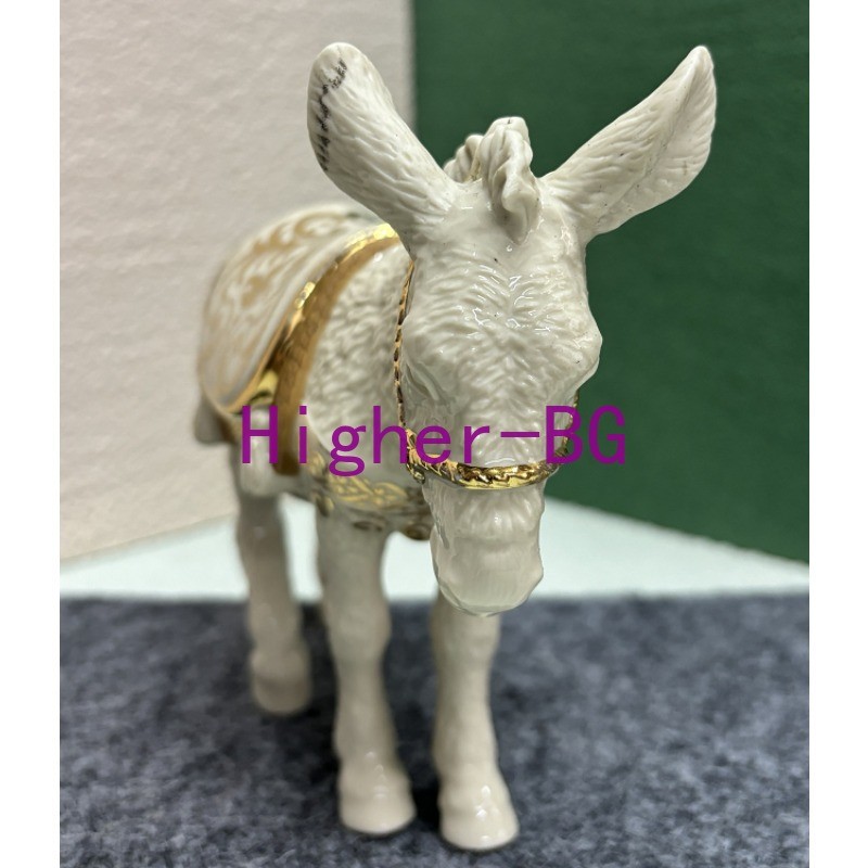 1pcs Lenox First Blessing Nativity Donkey Standing Ceramic