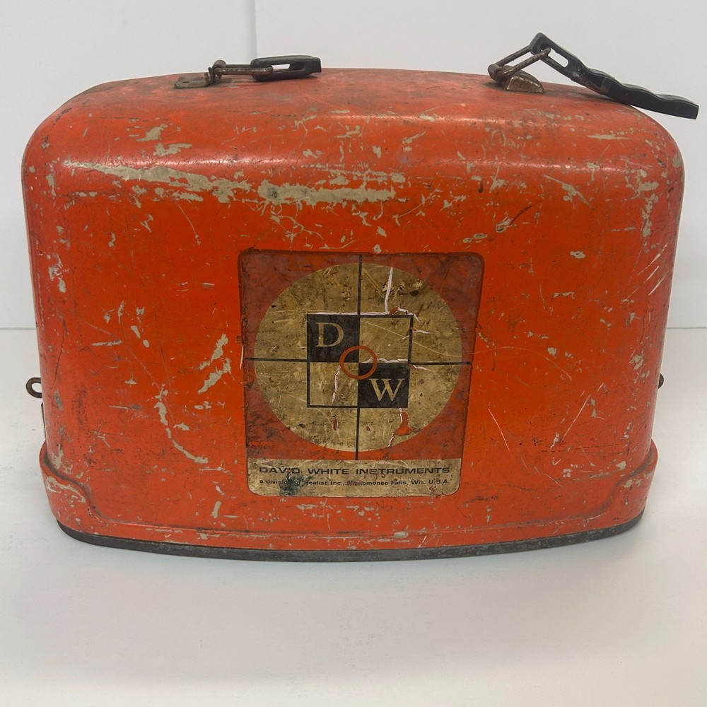 Vintage David White Model 8114 Instruments Surveyor Transit In Case Measuring