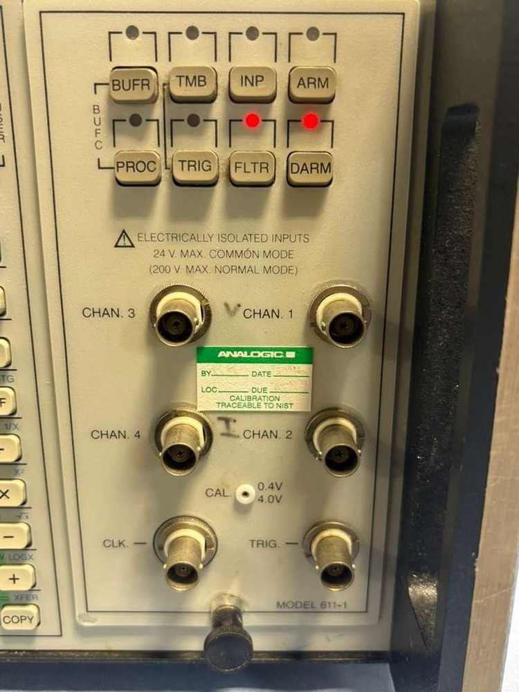 Analogic Data Precision Waveform Dynamic Signal Analyzer 6100 w/Digitizer 611-1