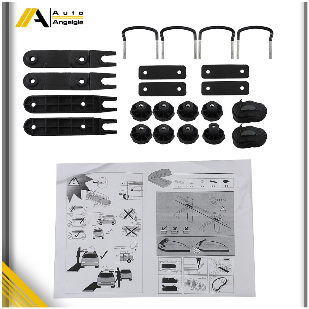 White 14 ft3 ABS Car Roof Top Box Cargo Luggage Carrier 2 Locks Toolless Install