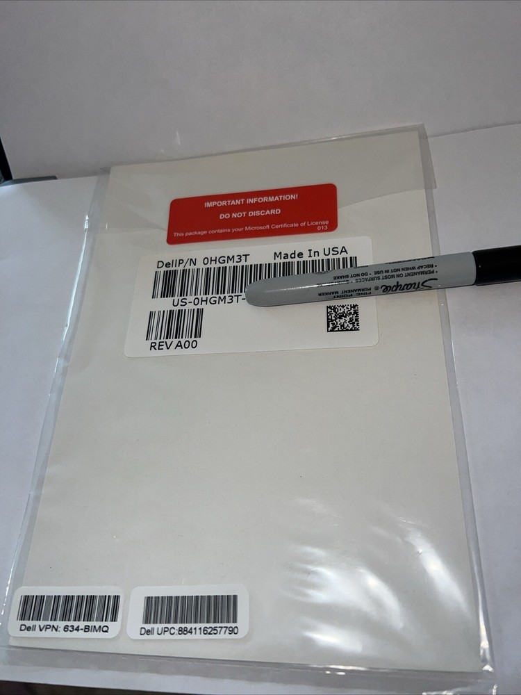 Microsoft Windows Server 2016 CAL 10 User Client Access Licenses Dell P/N 0HGM3T