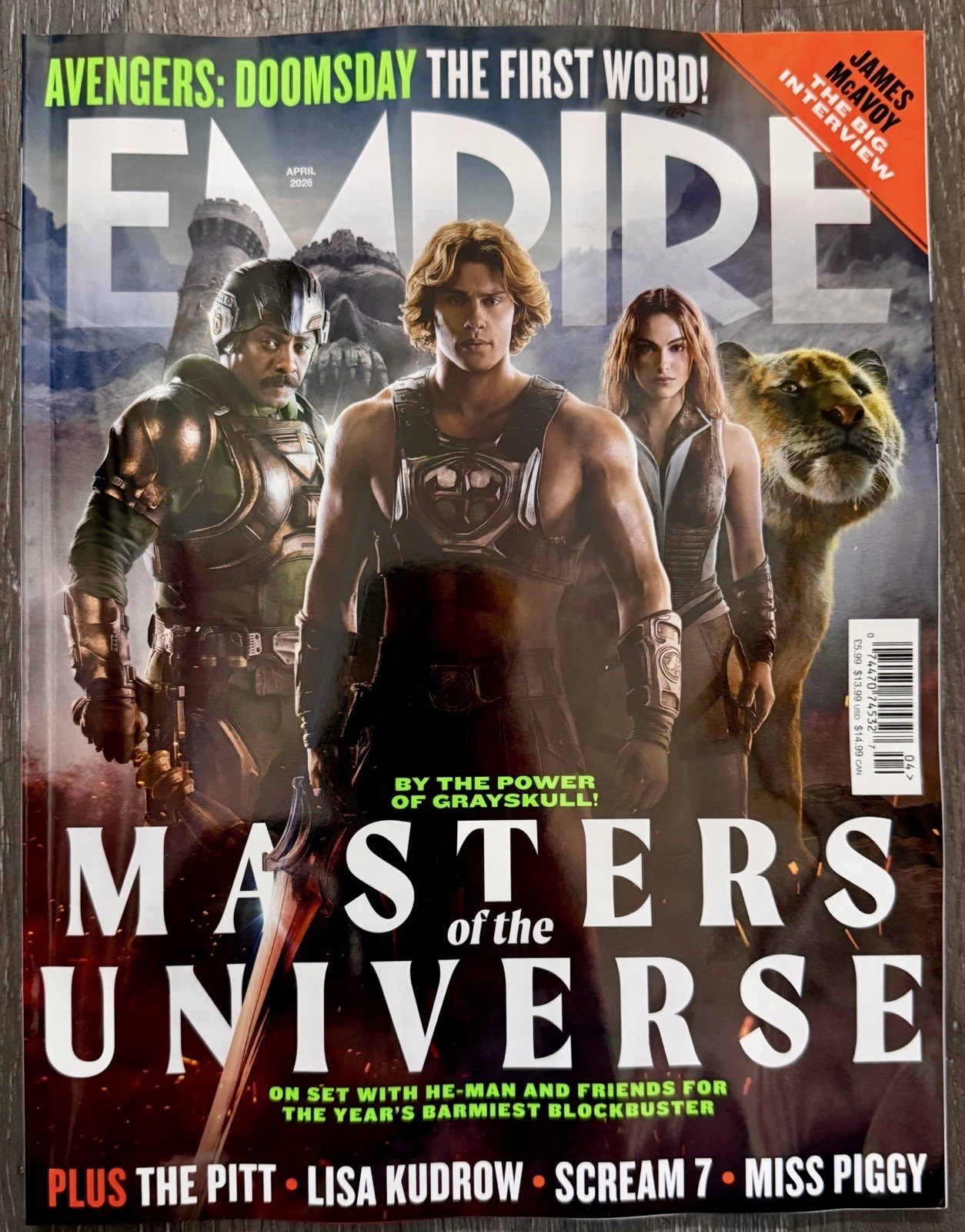 EMPIRE MAGAZINE UK -  APRIL 2026- MASTERS OF THE UNIVERSE - BRAND NEW