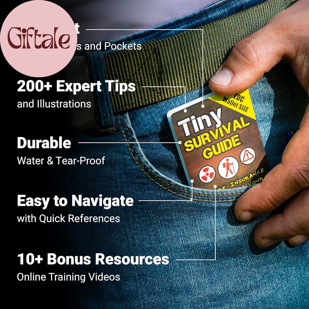 Tiny Survival Guide – Micro EDC Emergency Preparedness Pocket Handbook for Campi