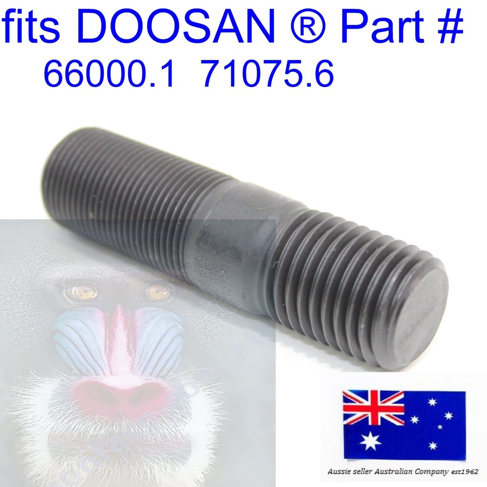 fits DOOSAN Caterpillar McCormick Transmission Axle Engine Planetary Stud Bolt