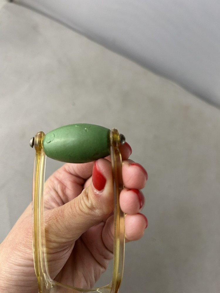 Vintage Vitex Fruit & Vegetable Corer Green Handled Kitchen Tool Original Box