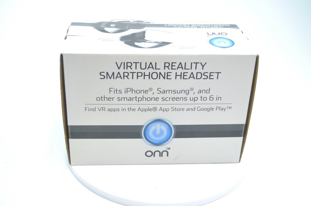 ONN Virtual Reality Smartphone Headset White Open Box Gr8 Condition