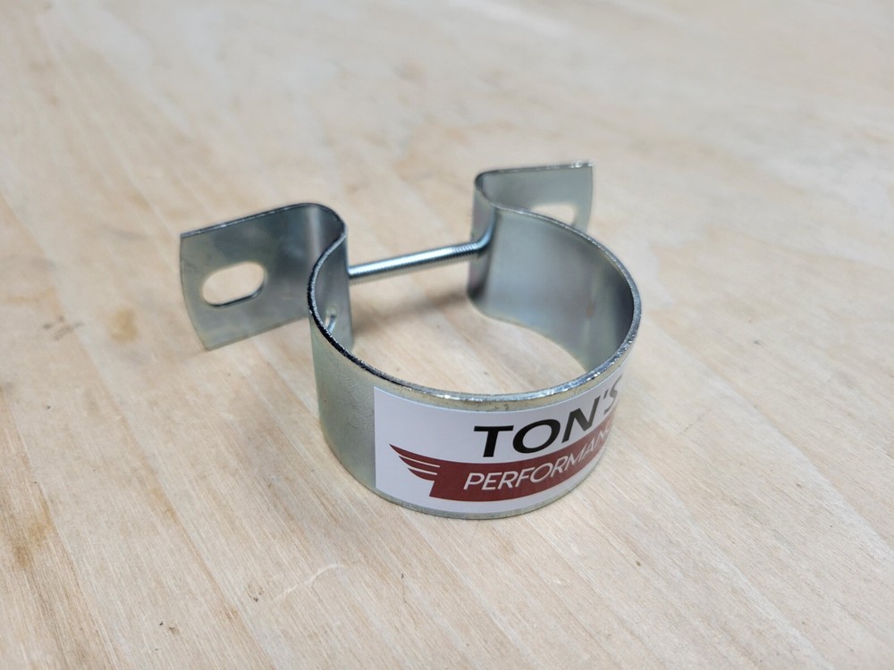 Ton's Universal Chrome Coil Mounting Bracket, Canister Coil Mount 2" diameter