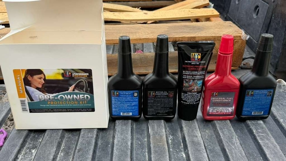 Pre-Owned Protection Kit – Multi-System Vehicle Treatment Set (5 Items, 8 oz Eac