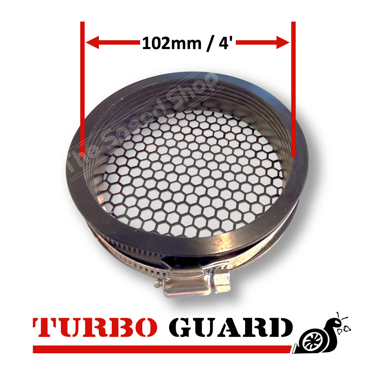 4 inch 102mm Turbo Screen Mesh Air Inlet Filter TURBO GUARD Max Flow Drag Series