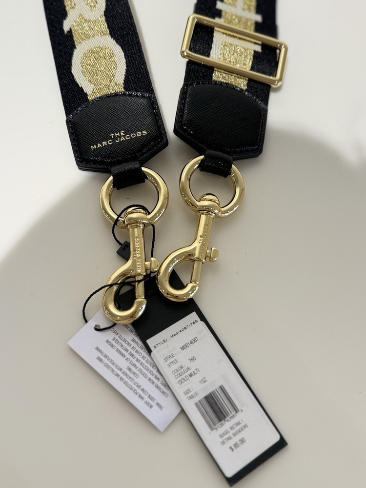 NWT Marc Jacobs Strap - Gold Multi