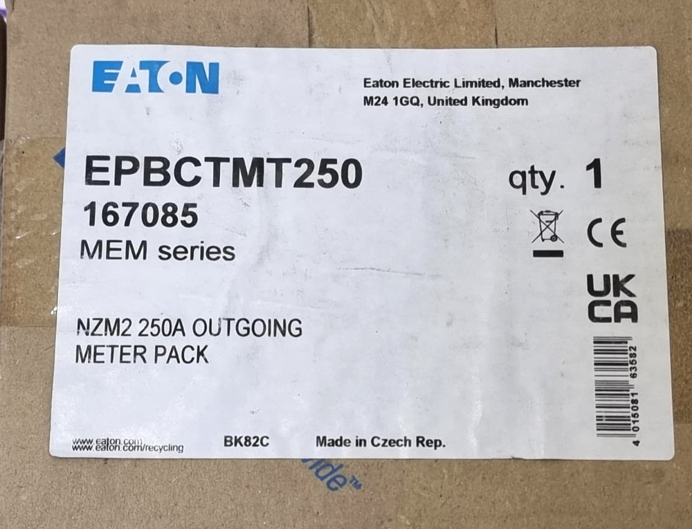 EATON EPBCTMT250 Outgoing Meter Pack