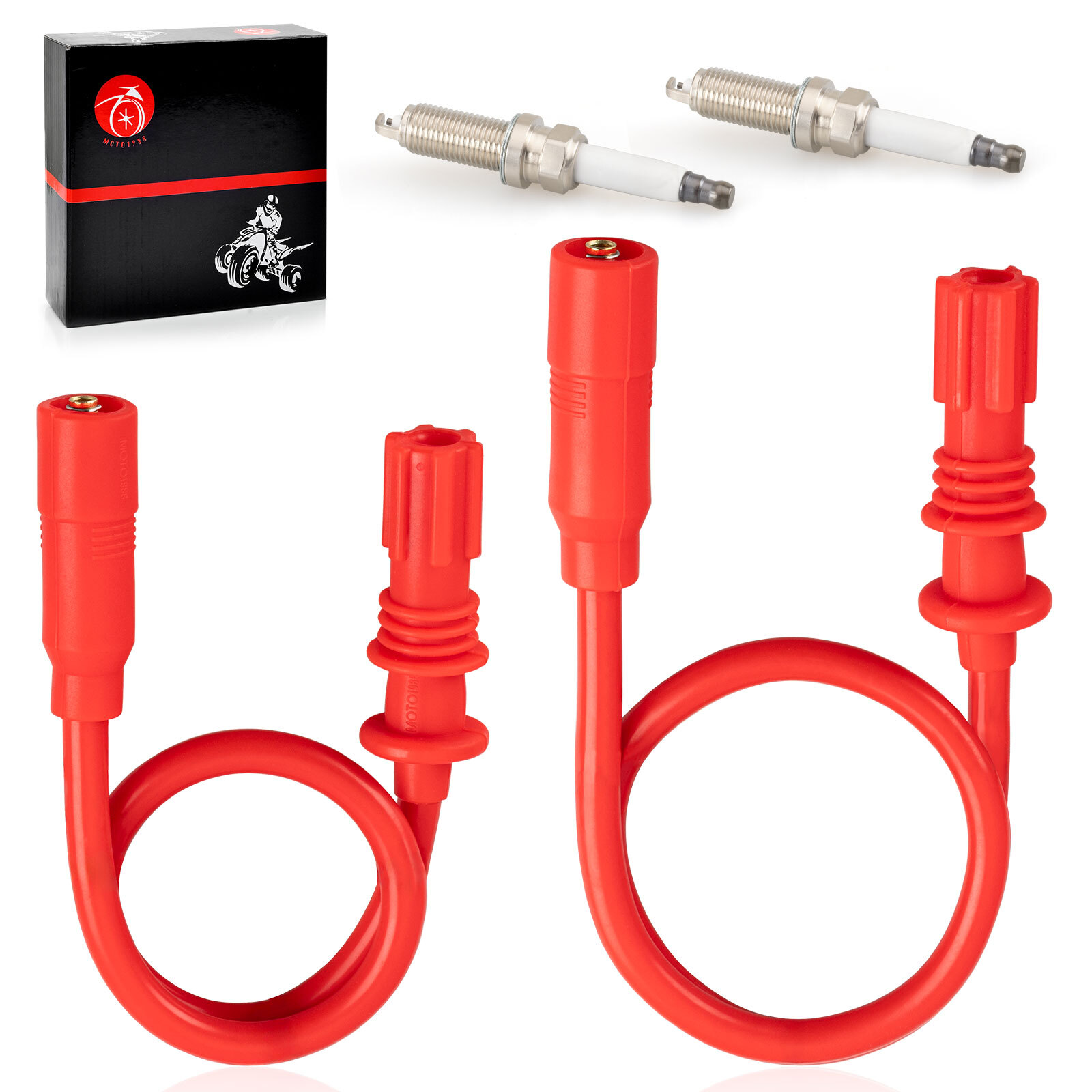 Spark Plug & Wire Cap for Polaris Scrambler Sportsman 850 2012 2013 2014 - 2024