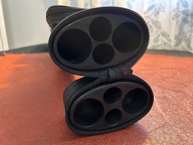 TNT Hard 2x2 Pool Cue Case. Black