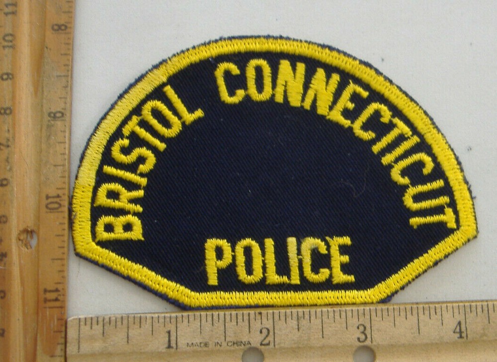 BRISTOL POLICE  CONN FABRIC PATCH
