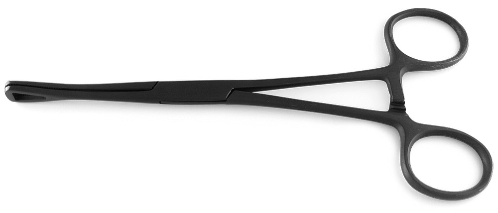 Mini Pennington Forceps Black 6 inch Standard Piercing Tool