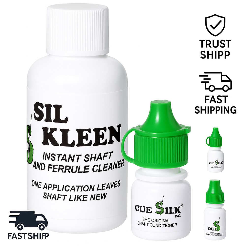 Cue Shaft Cleaner & Conditioner Combo Set