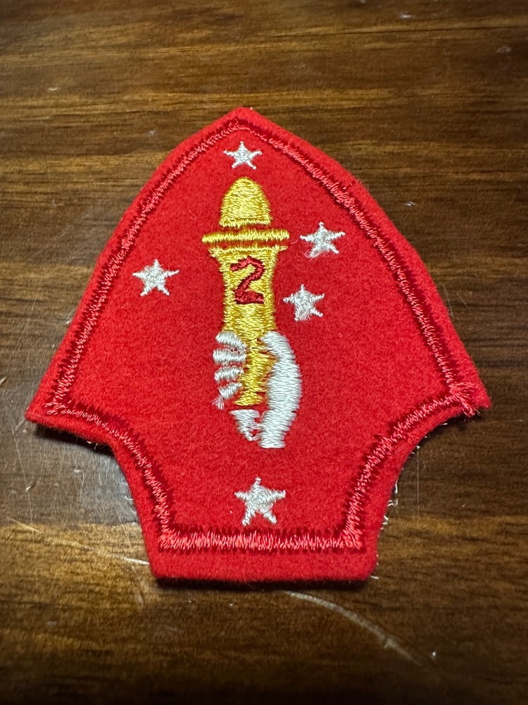 WW2 USMC Marine Corps 2nd Marine Division Patch