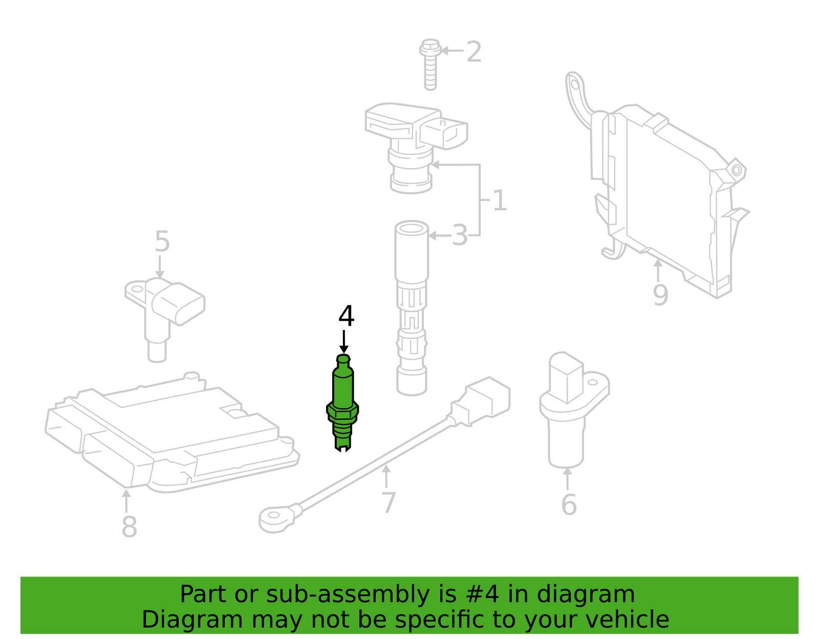 NGK VW AG 95125 Ruthenium HX Spark Plug Audi Porsche VW L4 06K905601B Set of 4