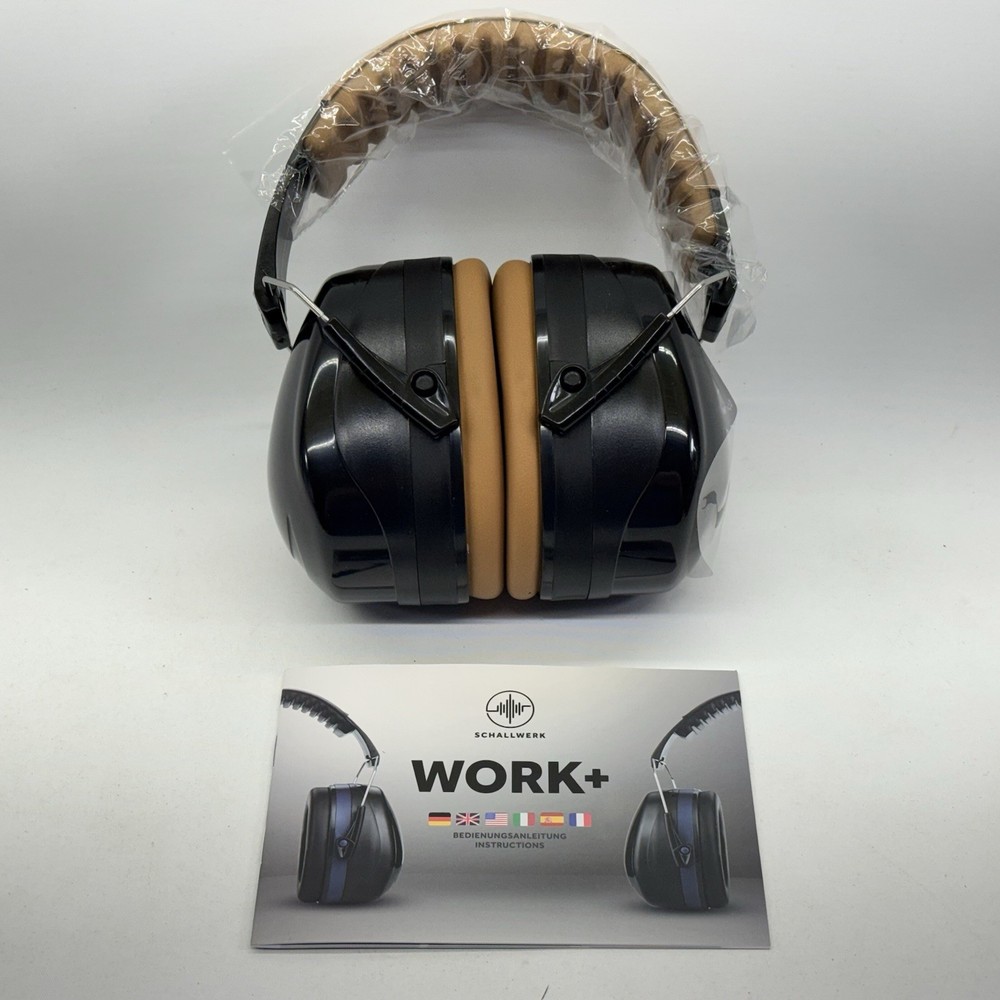 Work+ Hearing Protection Ear Muffs noise reduction Shooting Construct Schallwerk