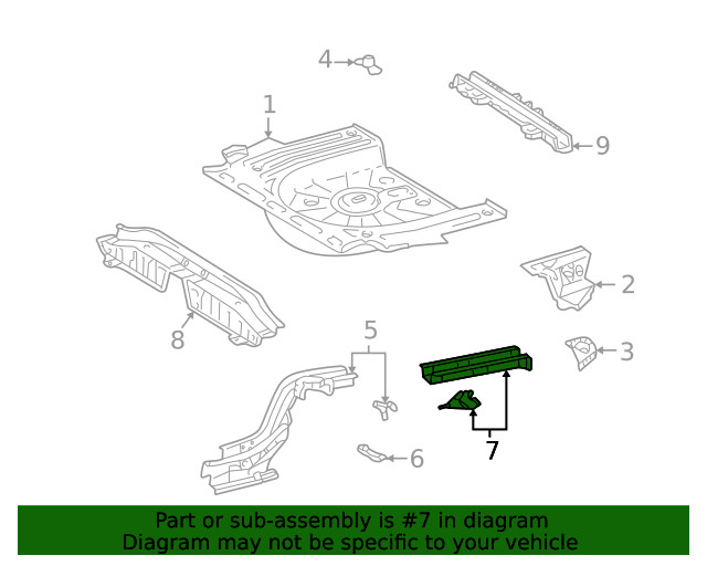 Genuine GM Rail 88972297
