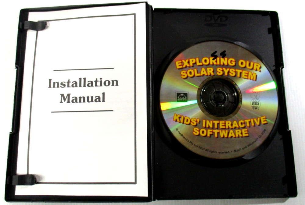 Exploring Our Solar System Kids Interactive Software CD Rom Win/MAC Nodtronics