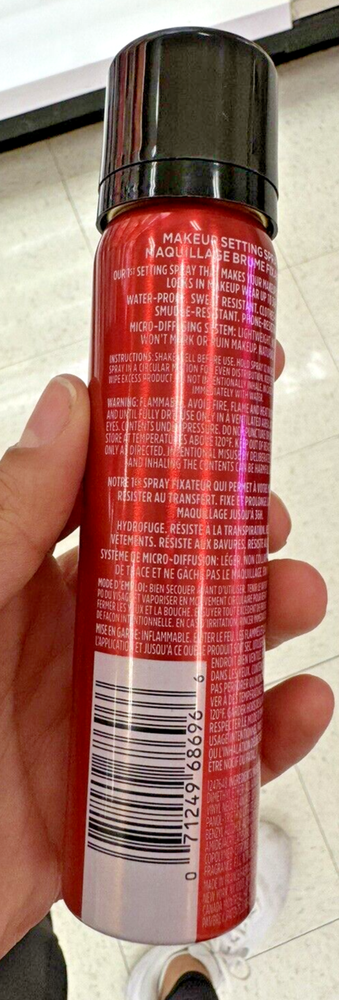 Loreal Infallible 3 Second Makeup Setting Mist Spray Up to 36Hr Defy Transfer