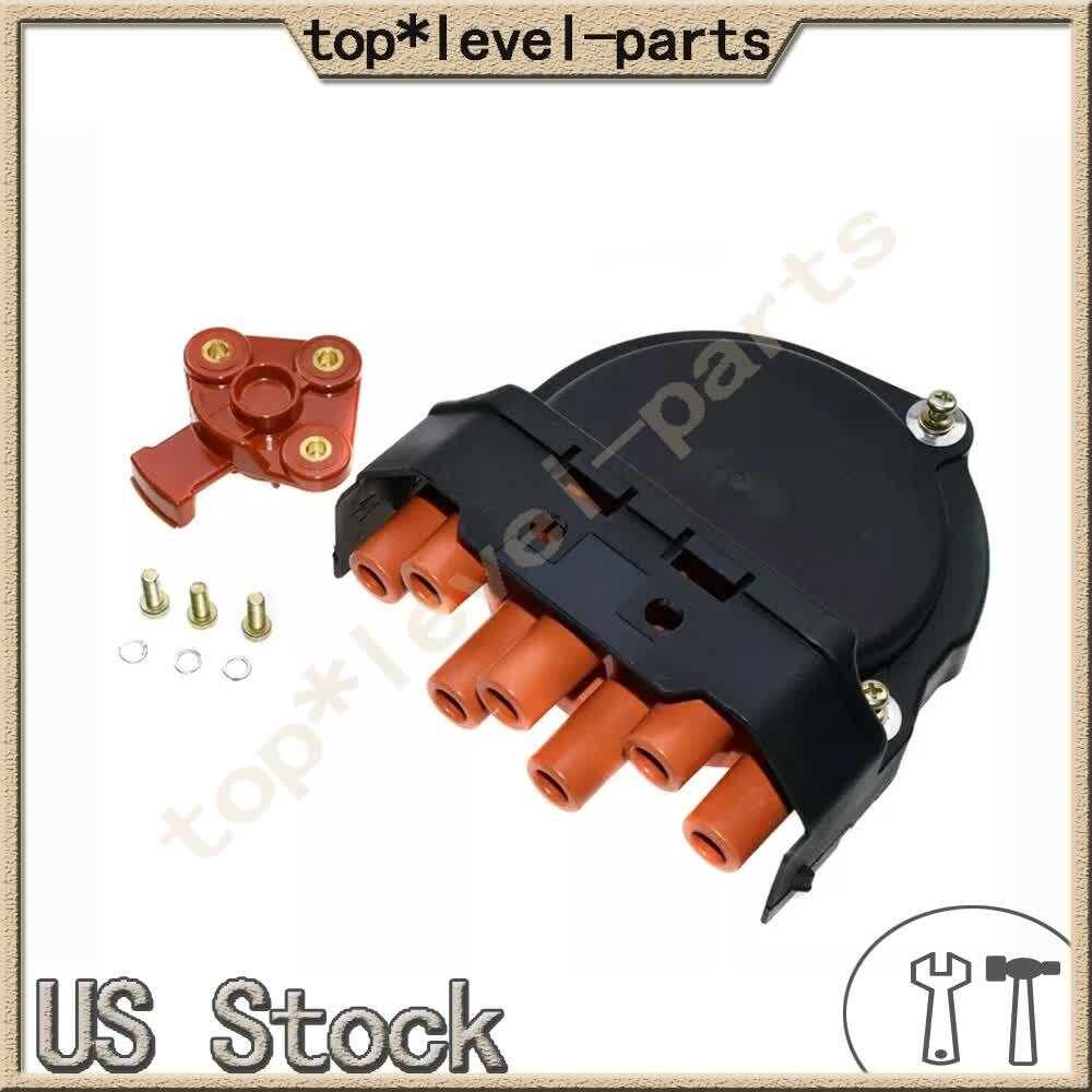 For BMW E30 E31 E32 E34 E23 E24 E28 M5 Distributor Cap & Rotor 12111734110 US