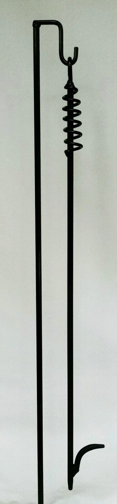 2 Fireplace Fire Poker Custom length 36" & 52", Made by Blacksmith,Includes ship