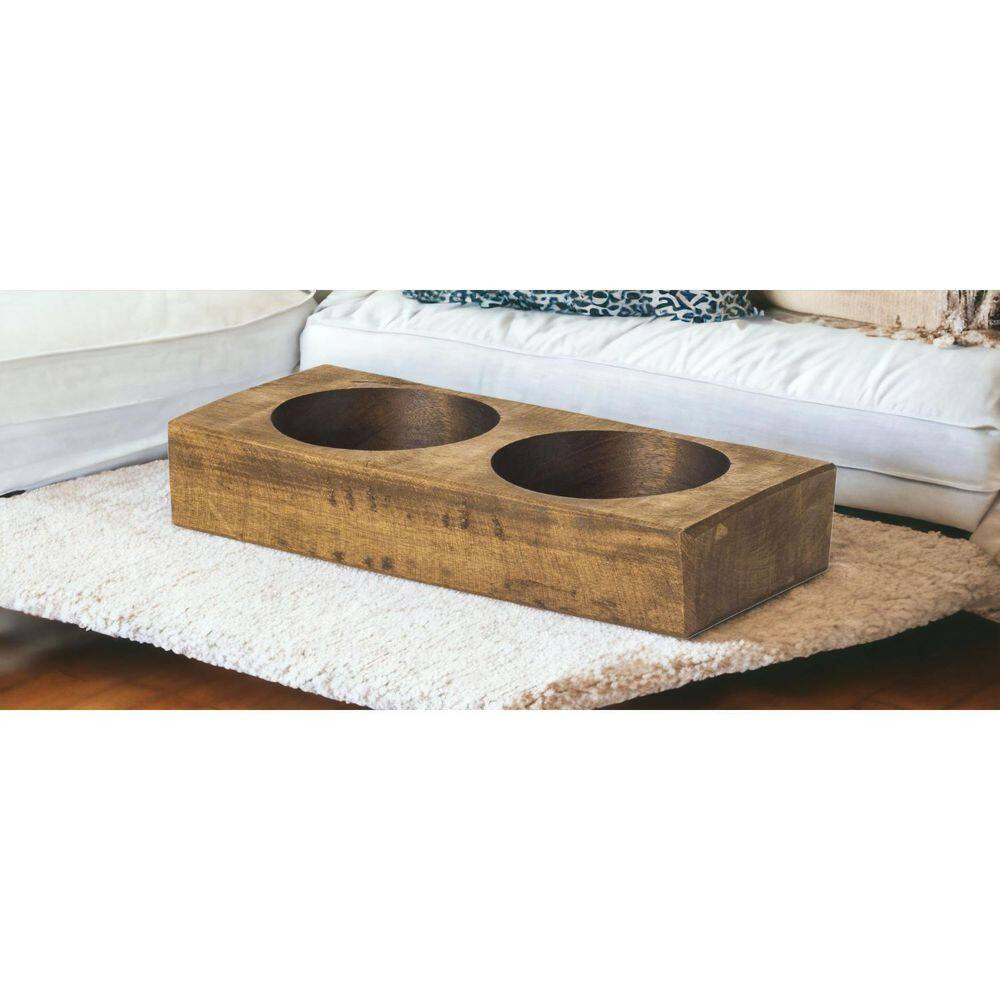 Brown Wood Pillar Single-Pack