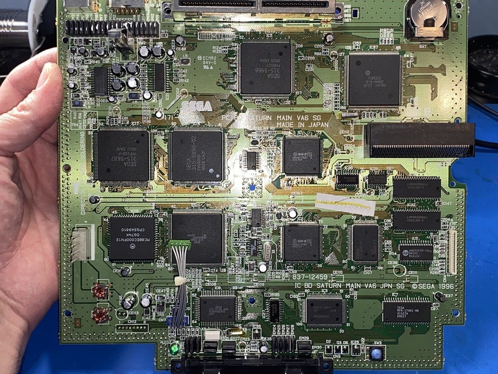 Sega Saturn Console Recap Capacitor Replacement Service