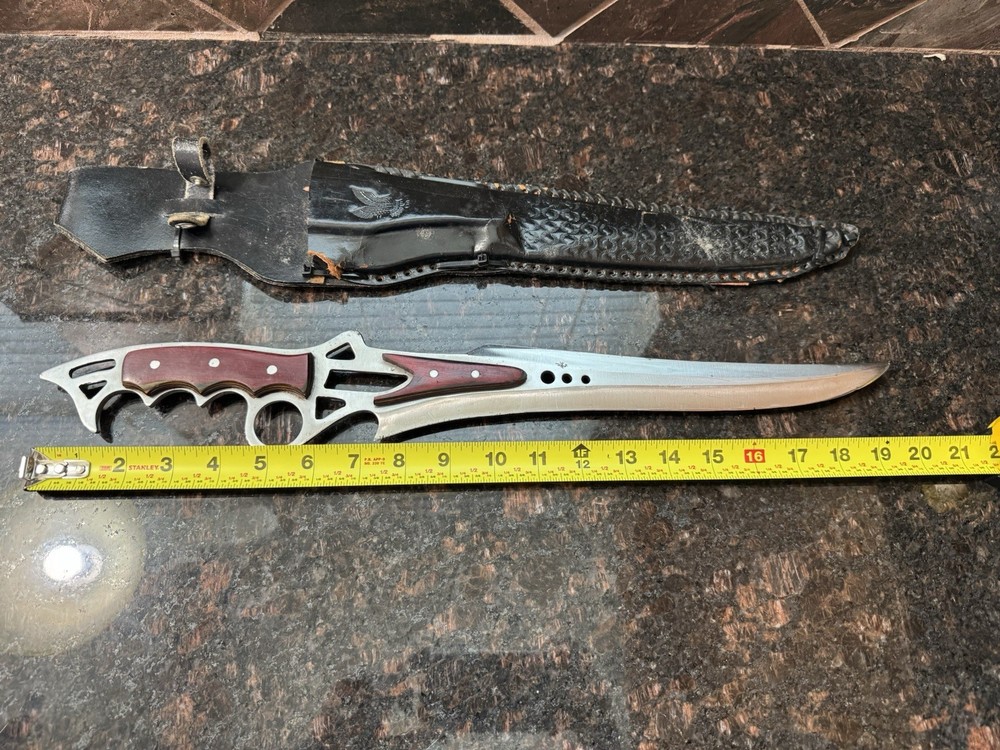 Vintage Knife - Carved Handle
