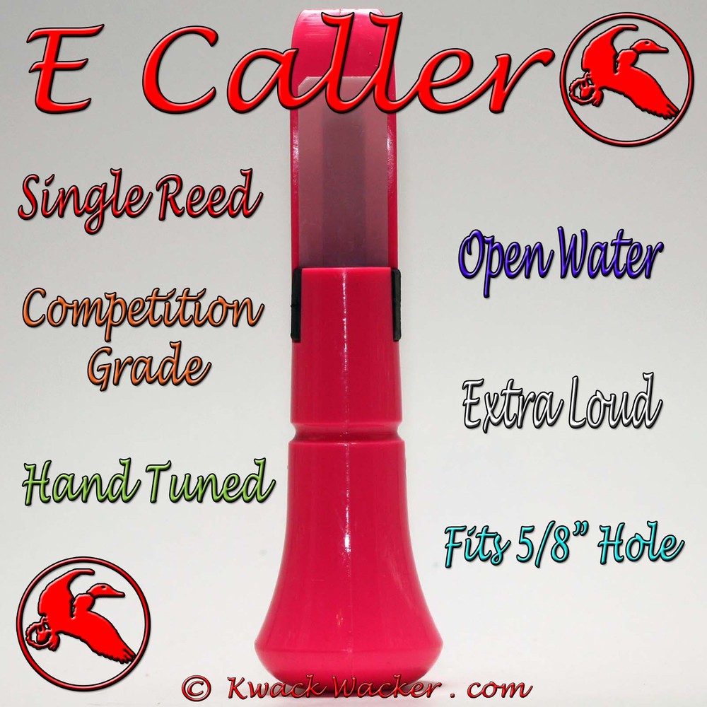 Duck call Inserts Kwack Wacker E Caller Open Water Loud Single Reed