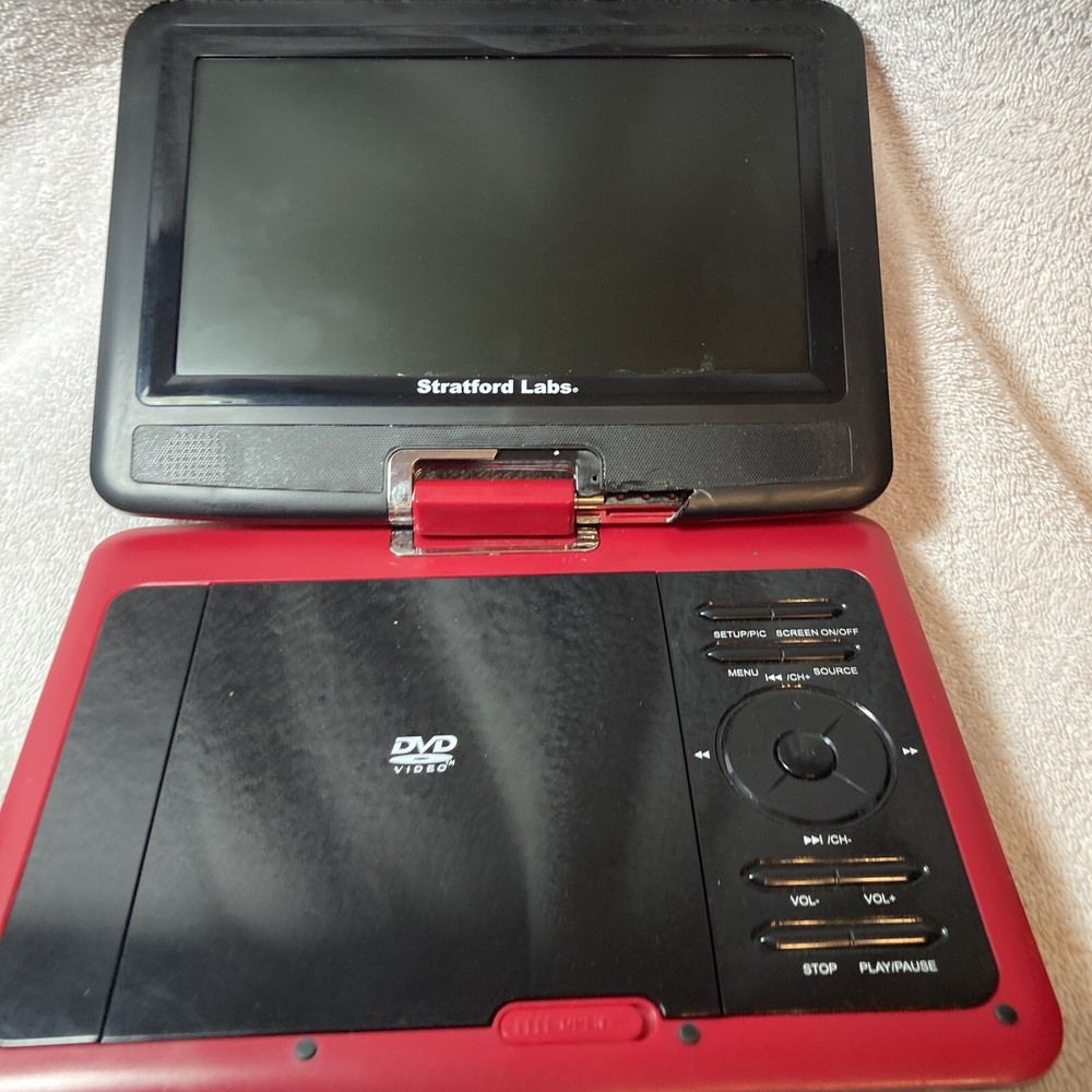 2 DVD Portable Player / untested For Parts Only!