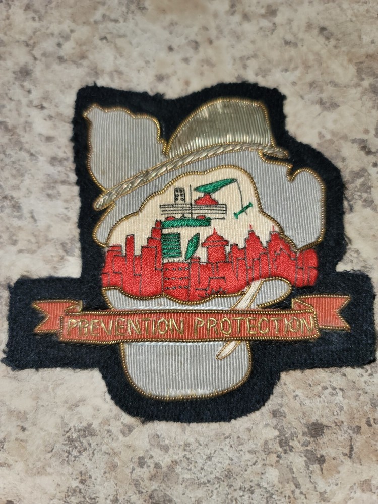 Vintage Canada Prevention Protection Patch RARE