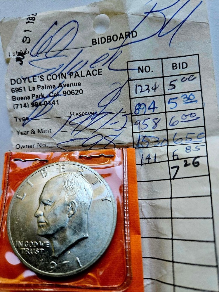 1971-S IKE $1, 40% Silver, BU